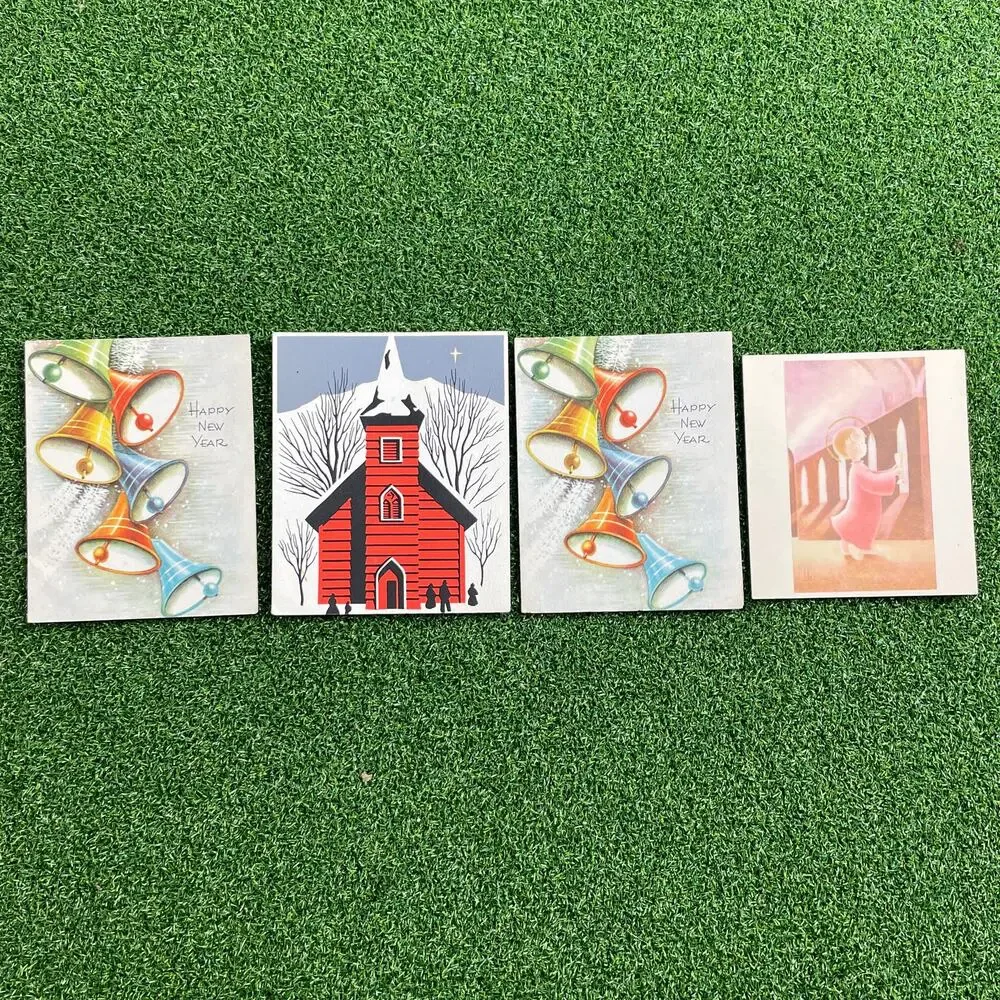 Vintage Christmas and New Year's Greeting Cards Lot